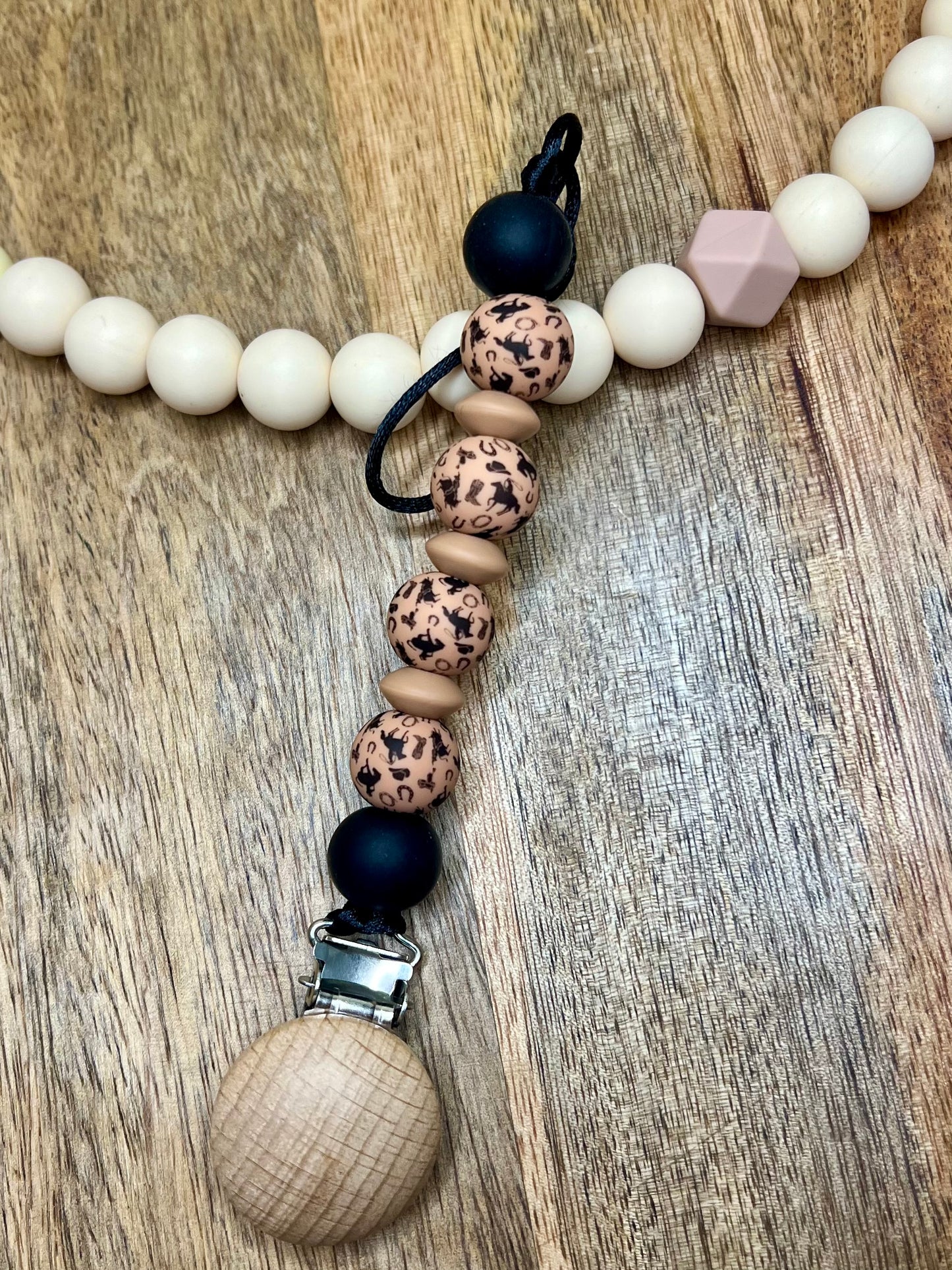Custom pacifier clip