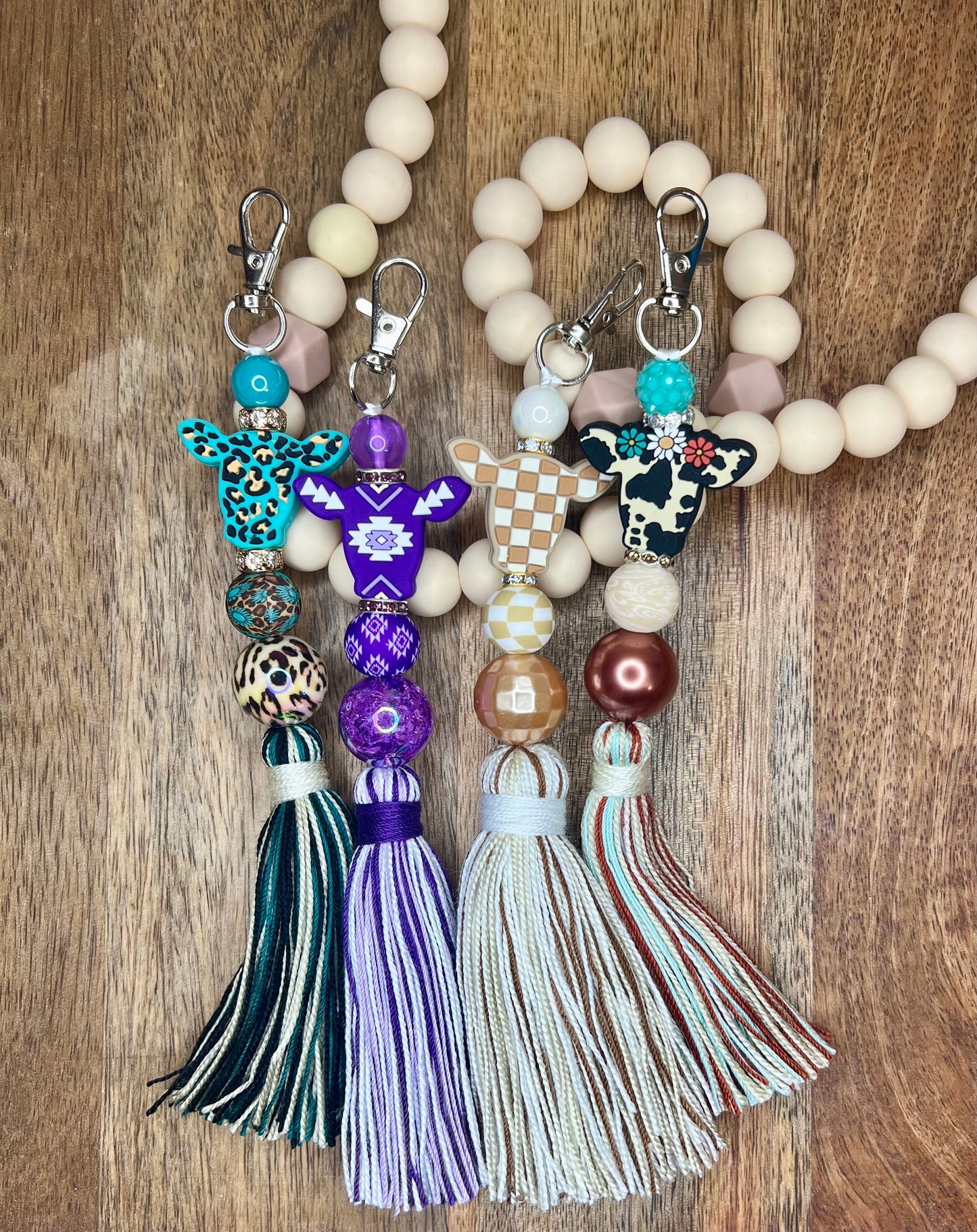 Custom tassel keychain