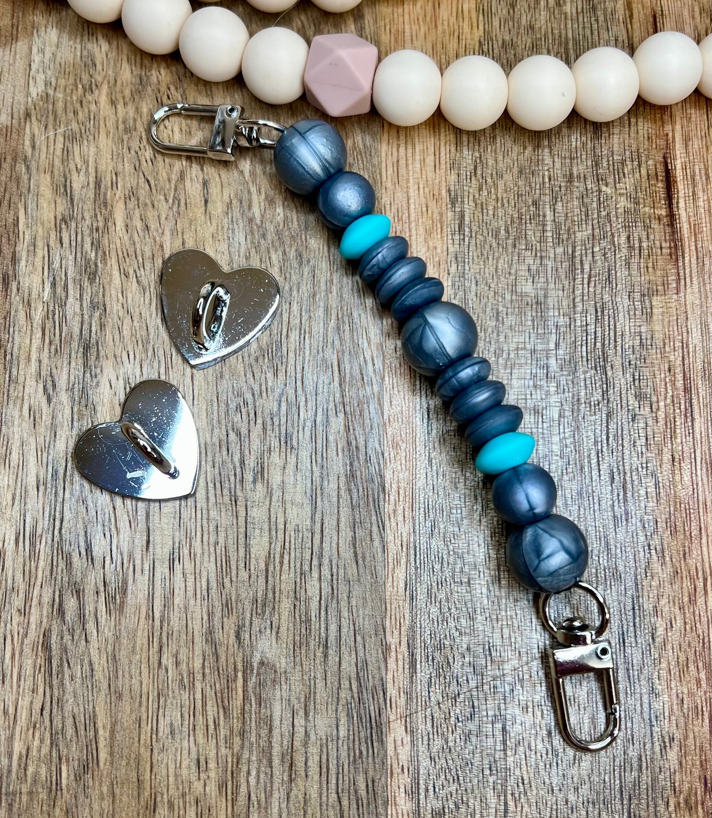 Navajo pearl inspired kindle/phone strap