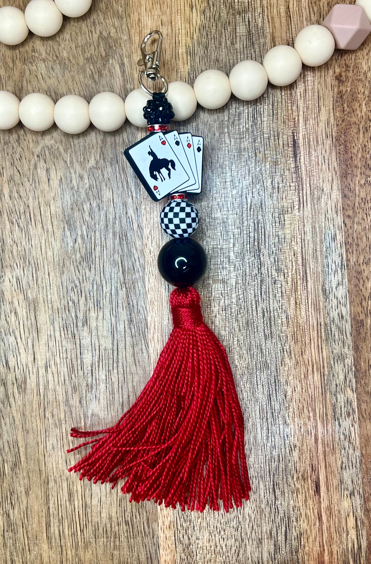 Ace bronc keychain