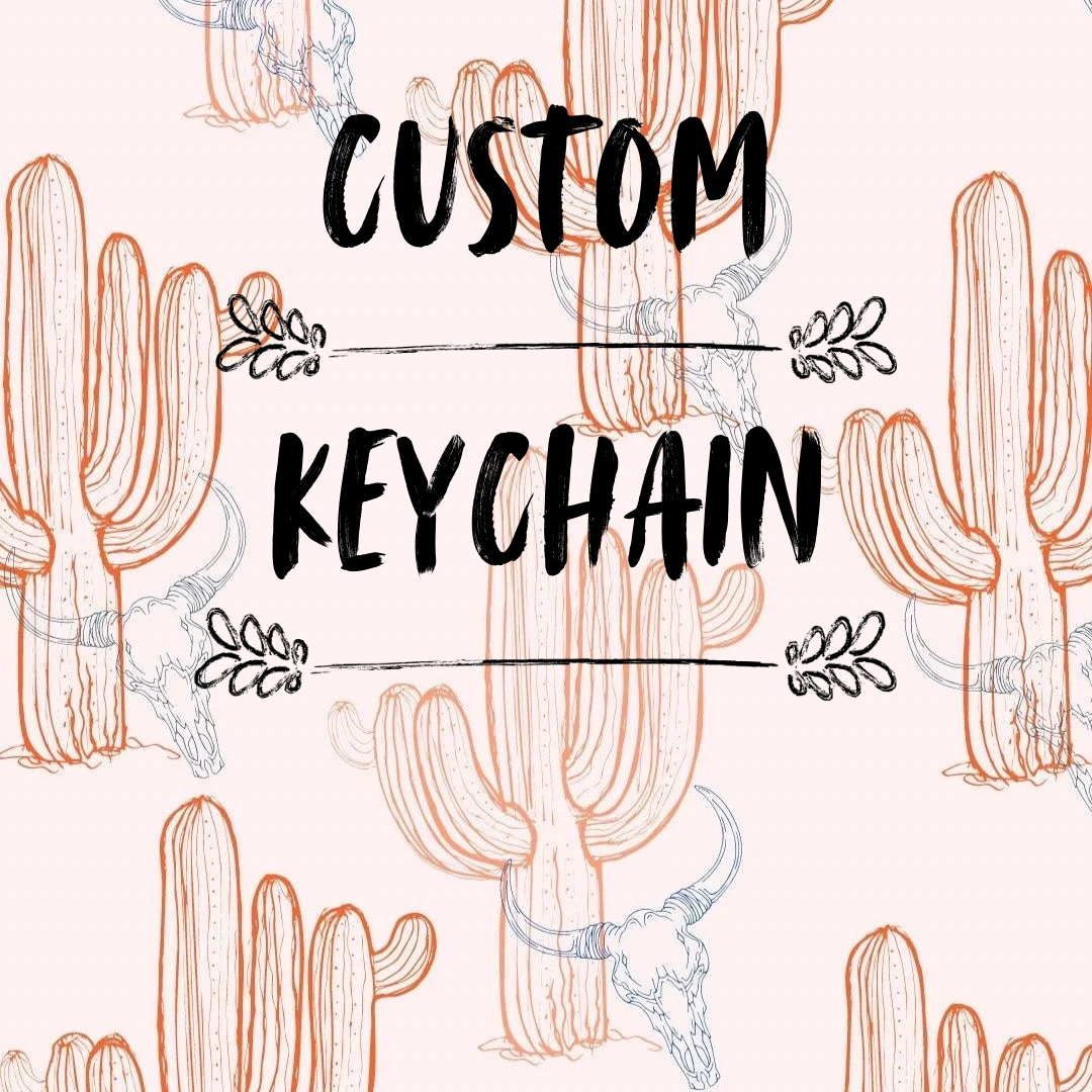 Custom tassel keychain
