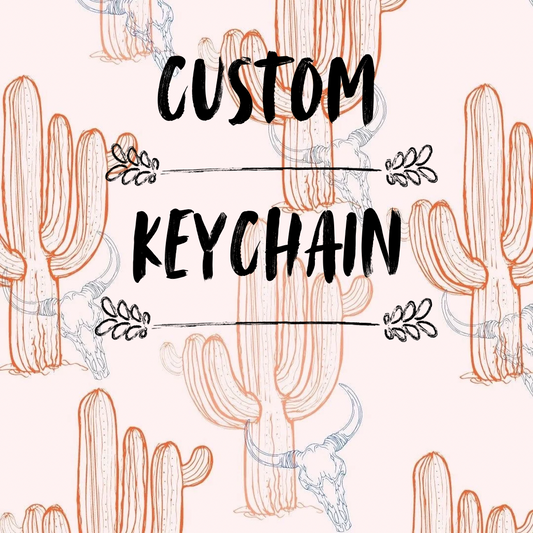Custom tassel keychain