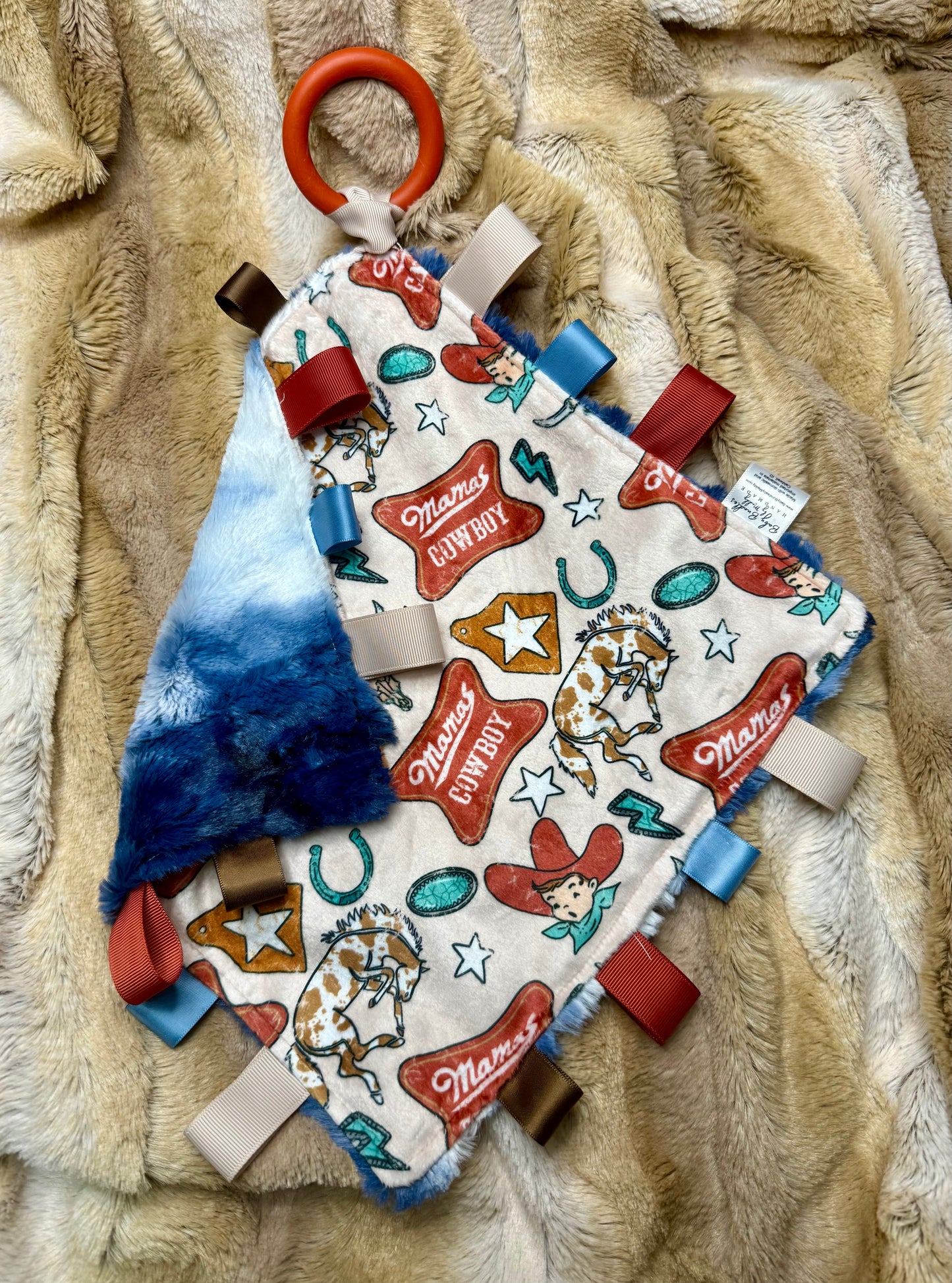 Mamas Cowboy tag lovie
