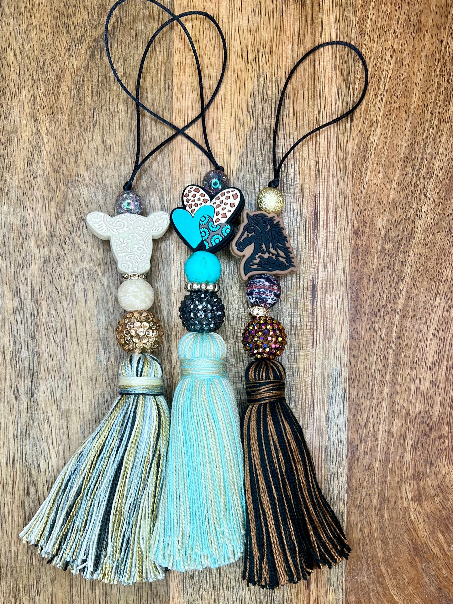 Custom carcharm tassel