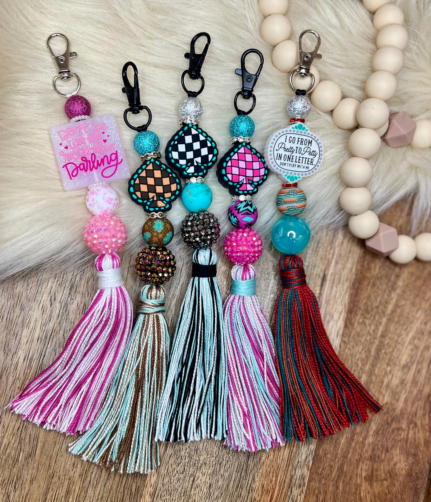 Custom tassel keychain