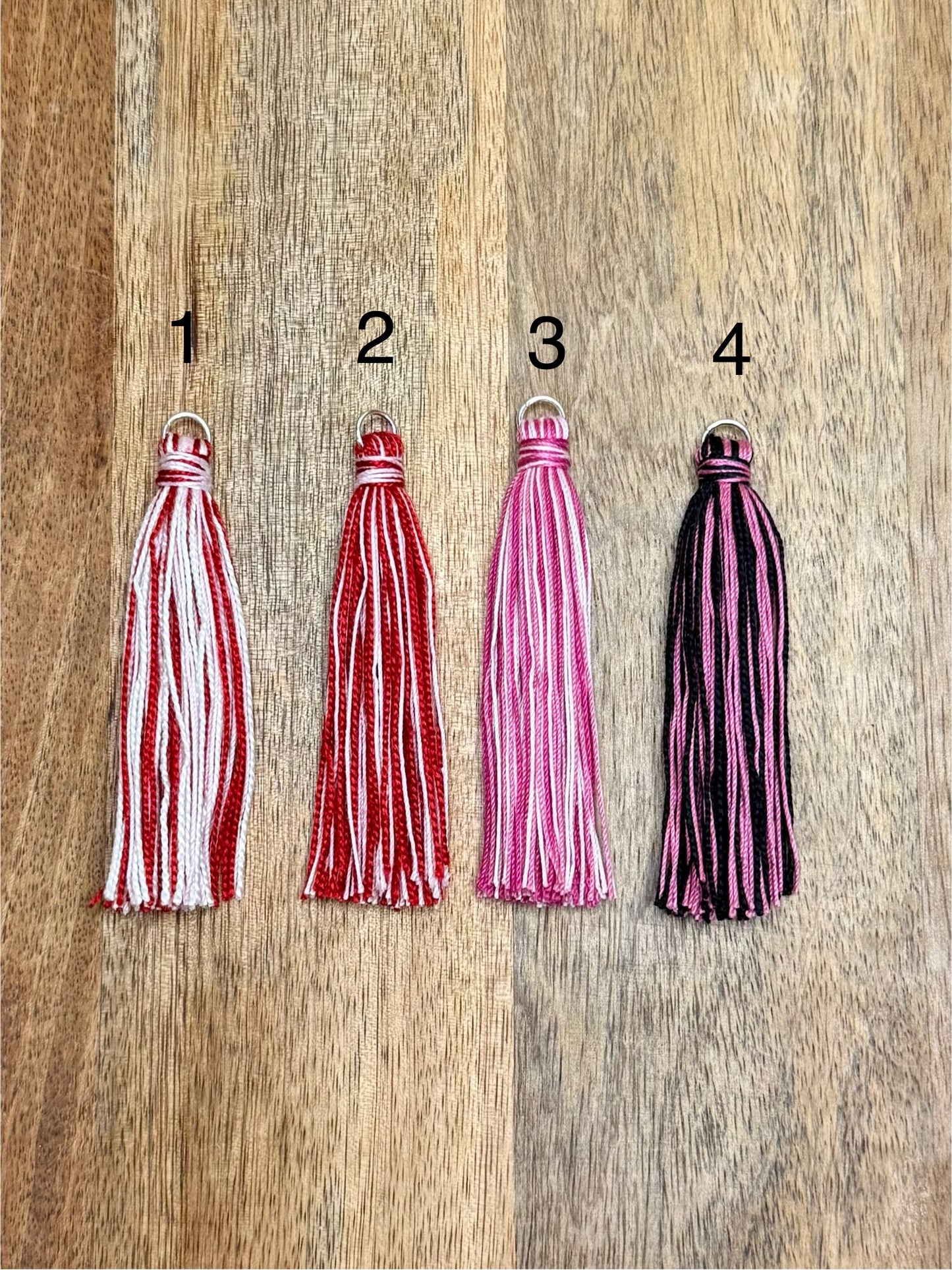 Valentines tassel selection