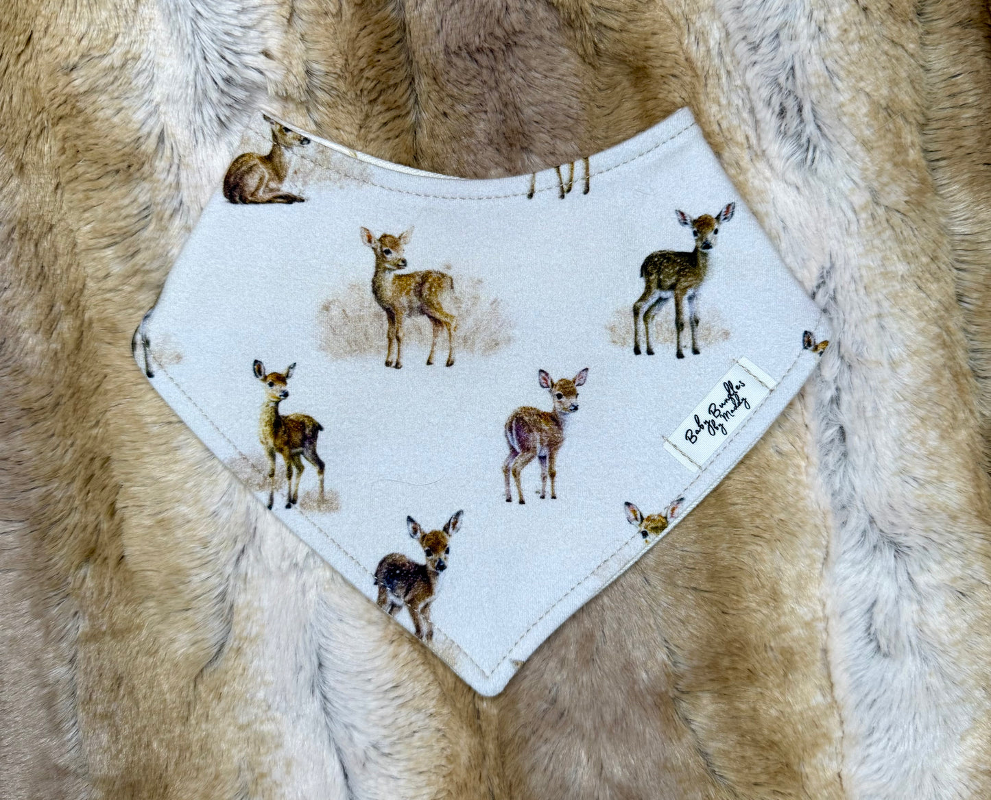 Oh deer bandana bib