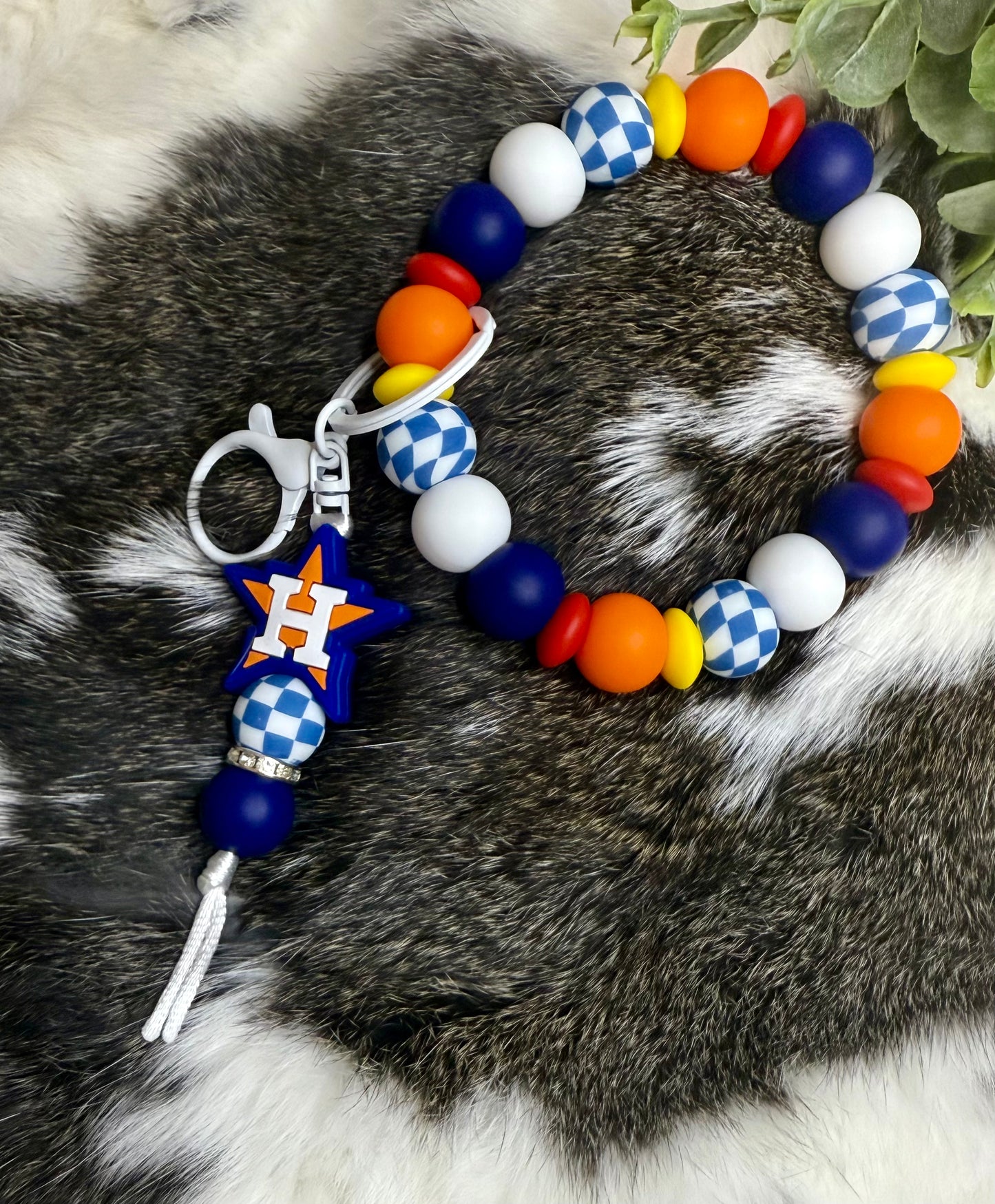 Throwback Astros wristlet
