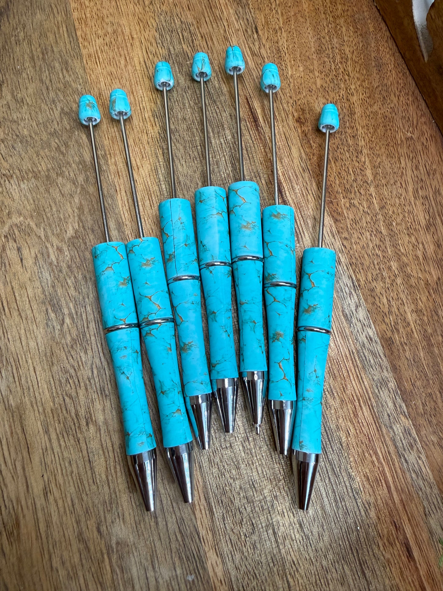 Turquoise stone pen / 7 pack
