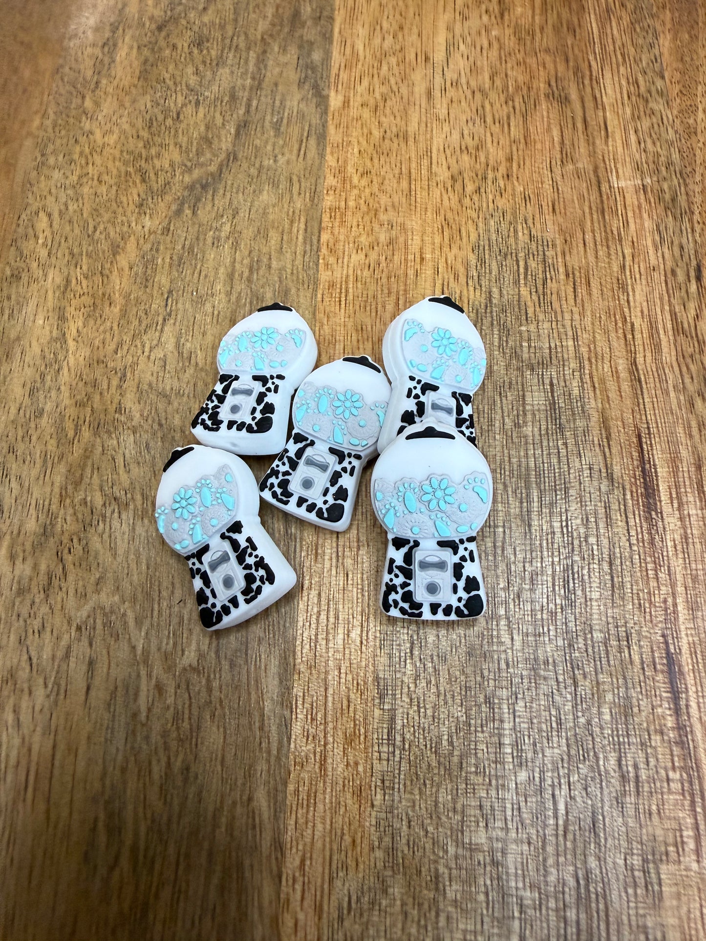 Turquoise Gumball machine focal - 5 count