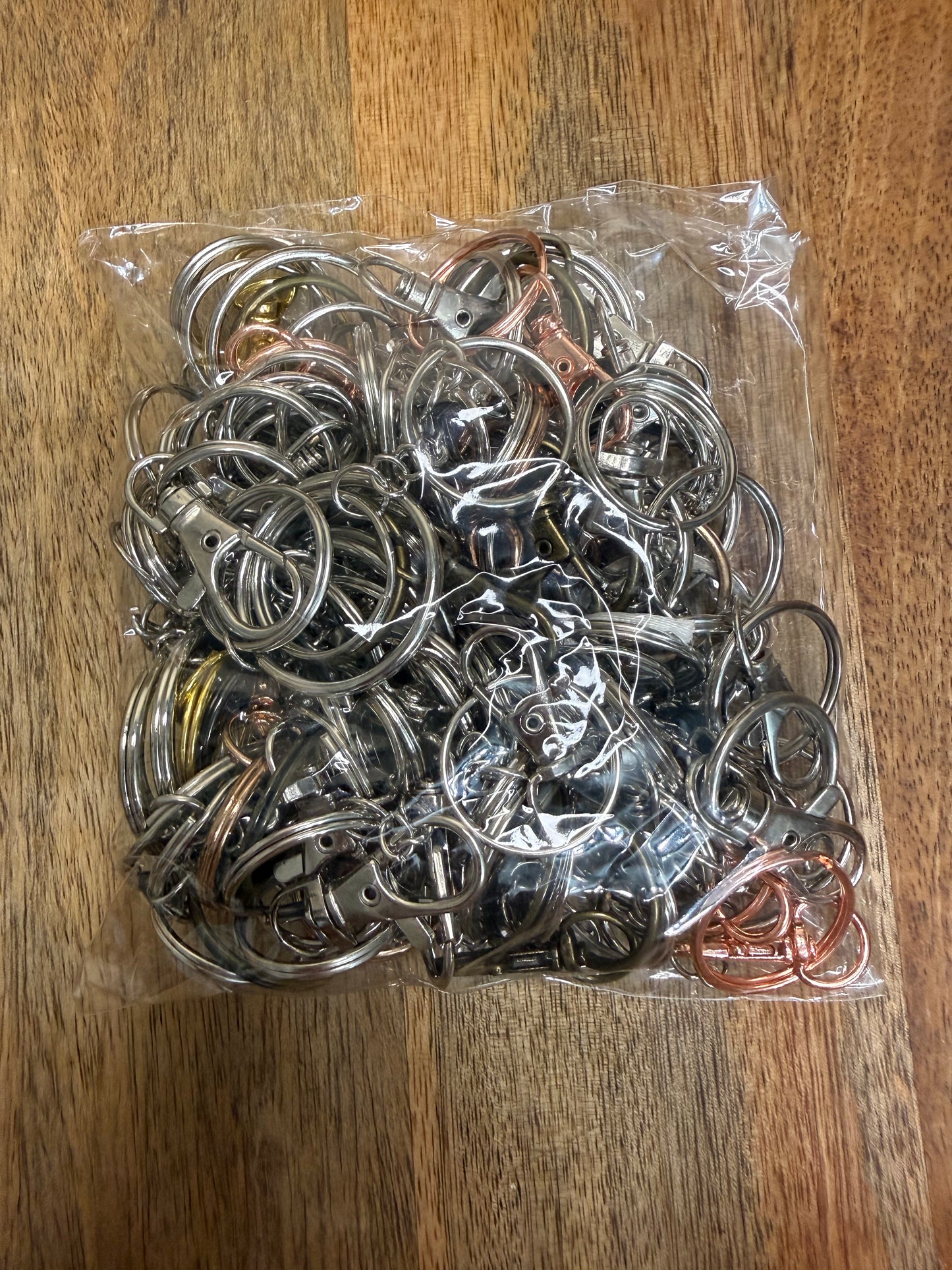 Misc. key rings hardware- 30+