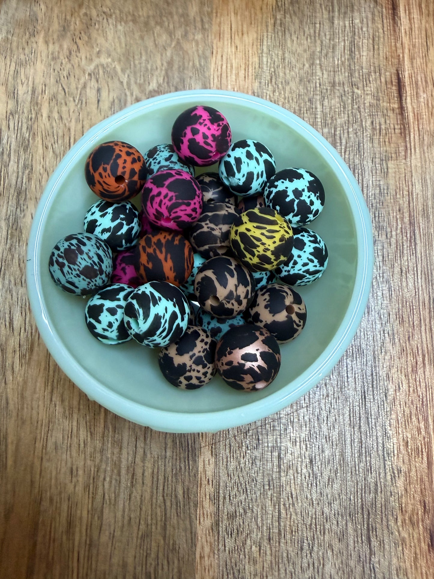 Cowhide colors mix 15mm - 10 count
