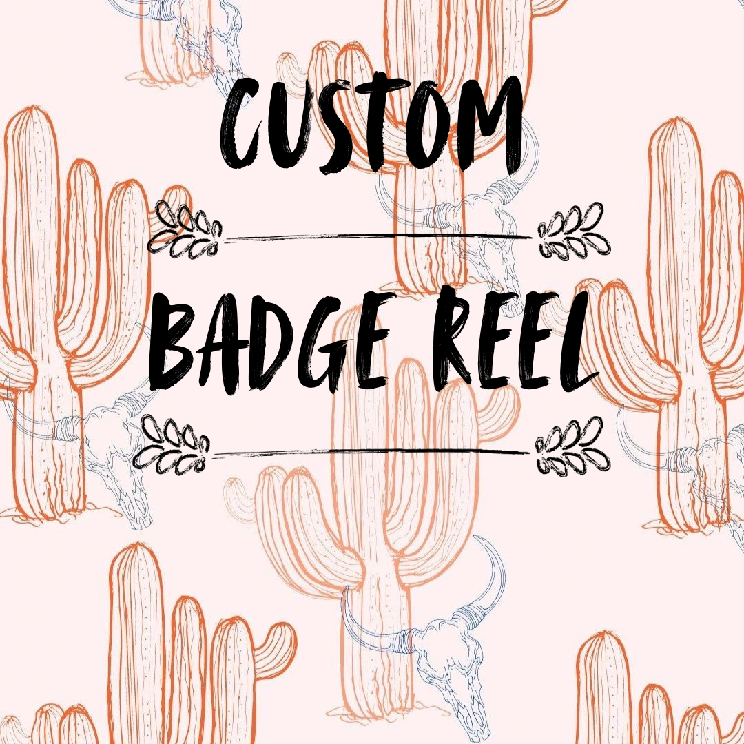 Custom badge reel