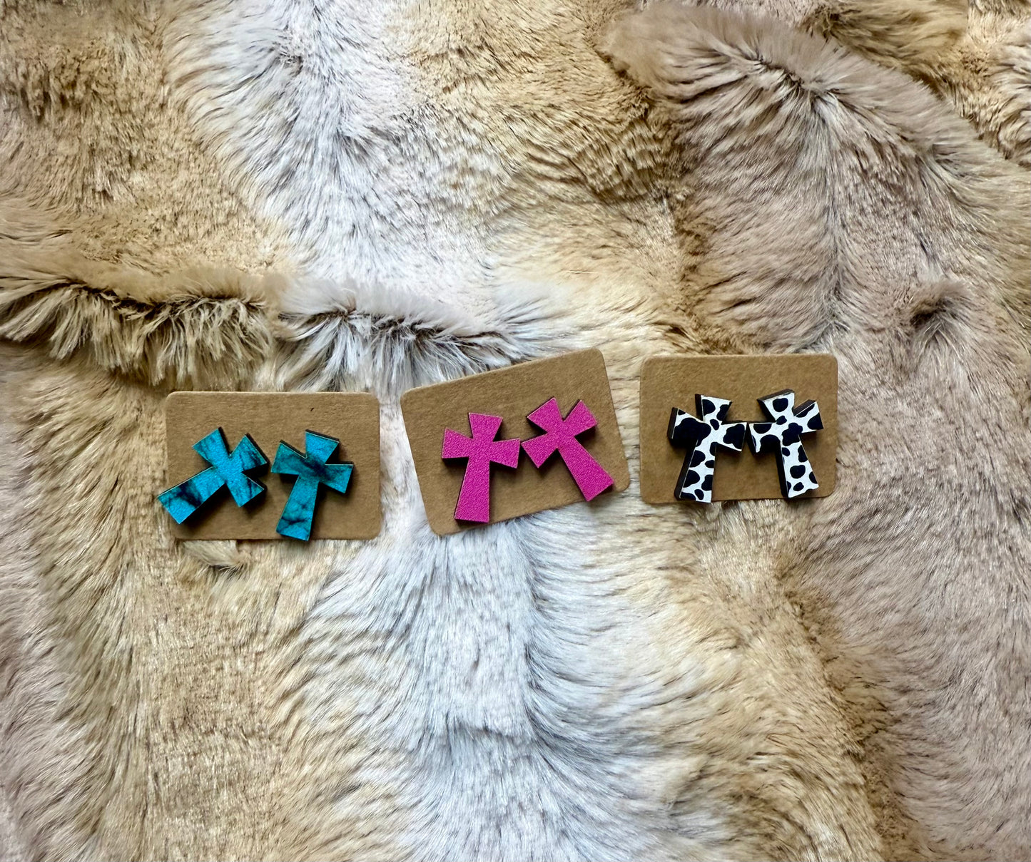 Cross Tiny stud earrings