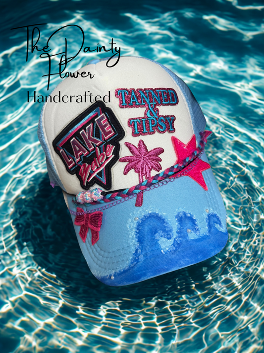 Lake babe trucker hat