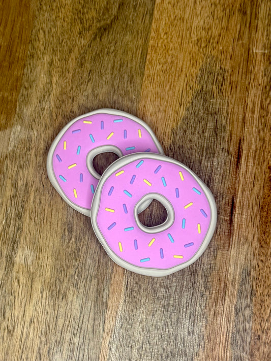 Pink donut teether