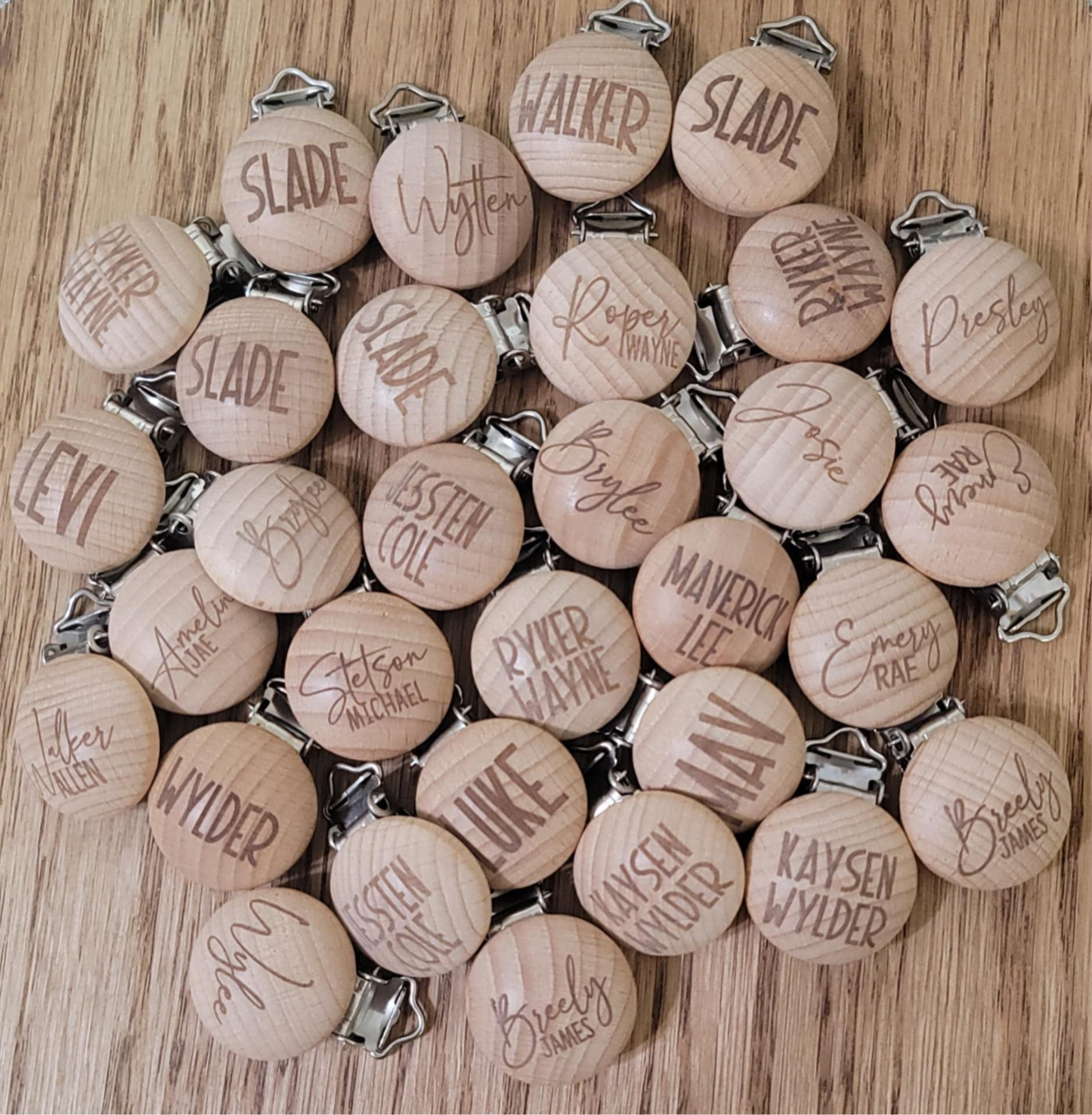 Engraving(add this to you pacifier clip orders)