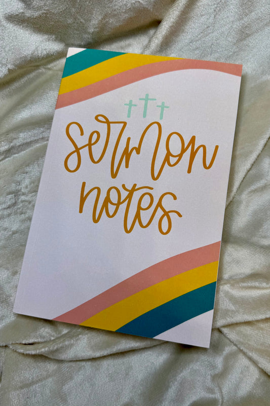 Sermon notes notebook