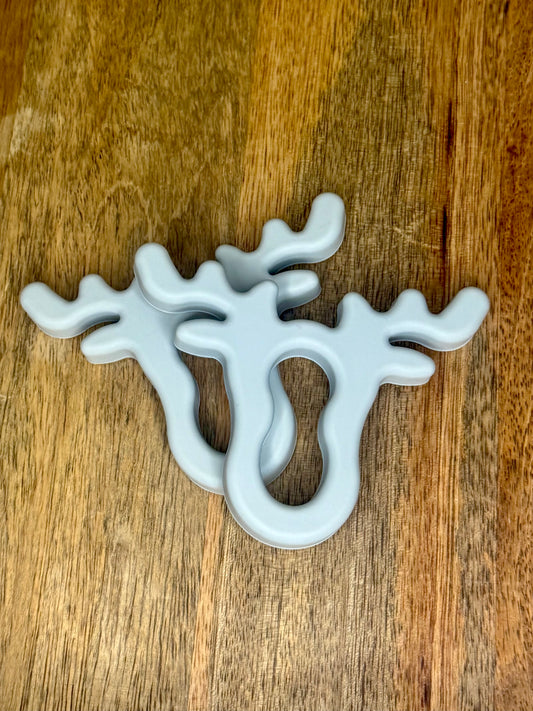 Grey antlers teether