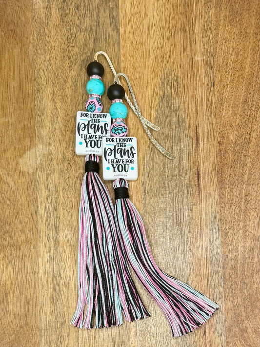 For I know than plans I have for you xl Bible tassel