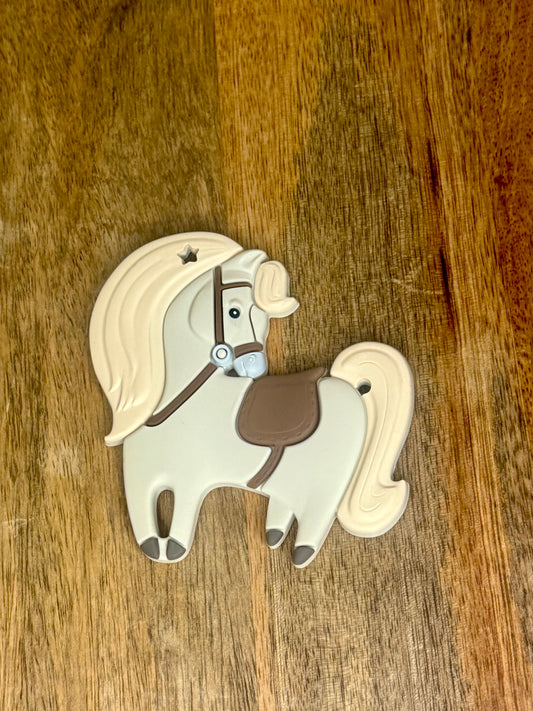 Blonde horse teether