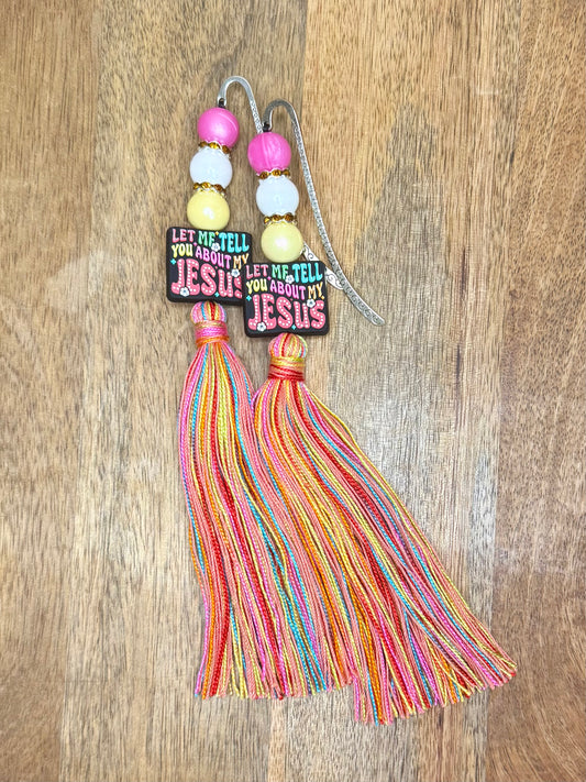 Let me tell you about my Jesus xl Bible tassel