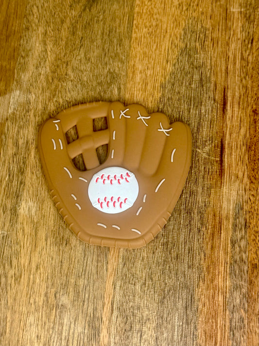 Baseball glove teether