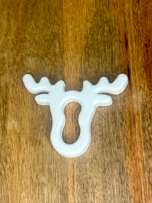 White antlers teether