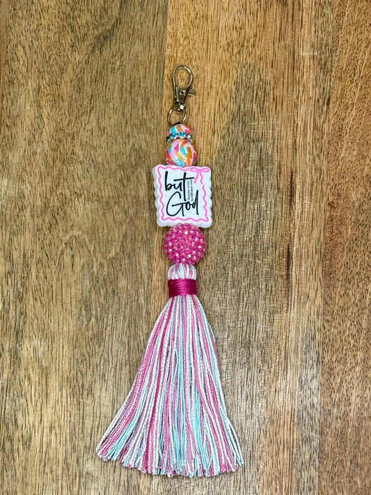 But God keychain