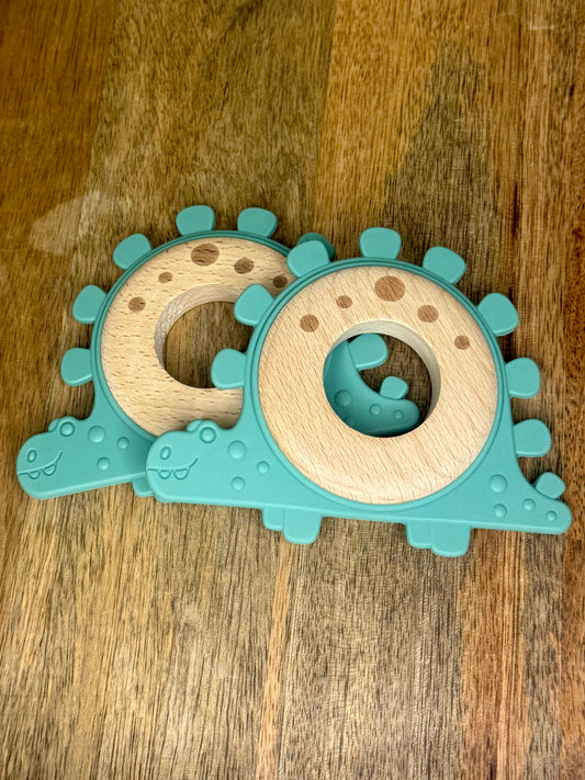 Dino beechwood sage teether