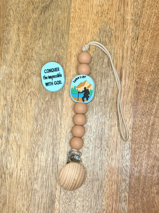 Conquer the impossible pacifier clip