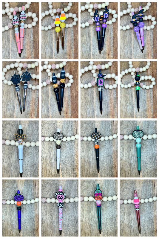 5 pack mystery spooky season pen bundle
