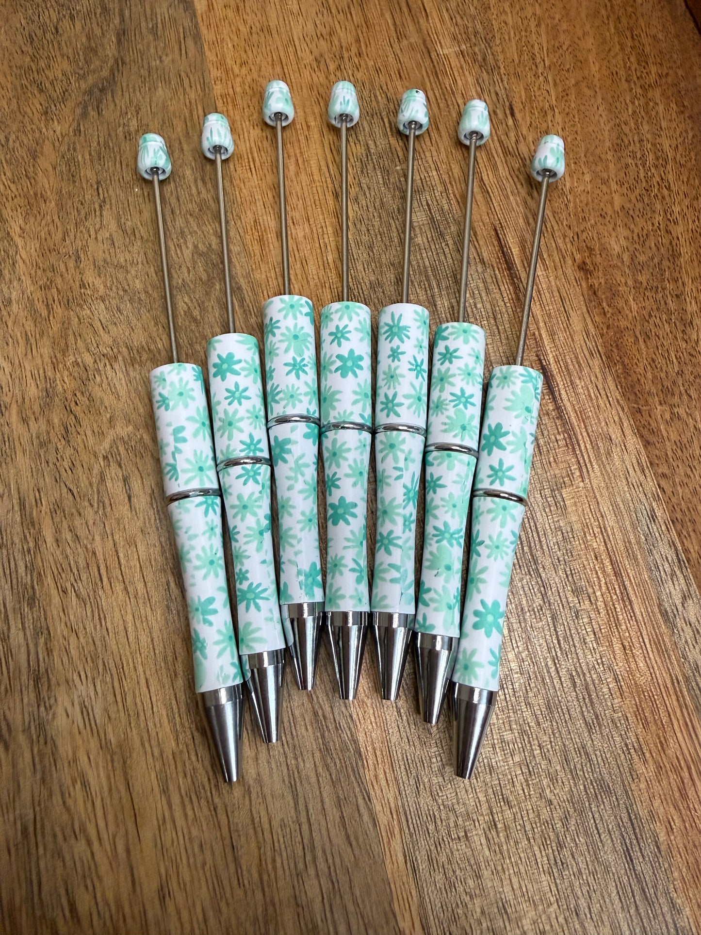 Turquoise daisy pen / 7 pack