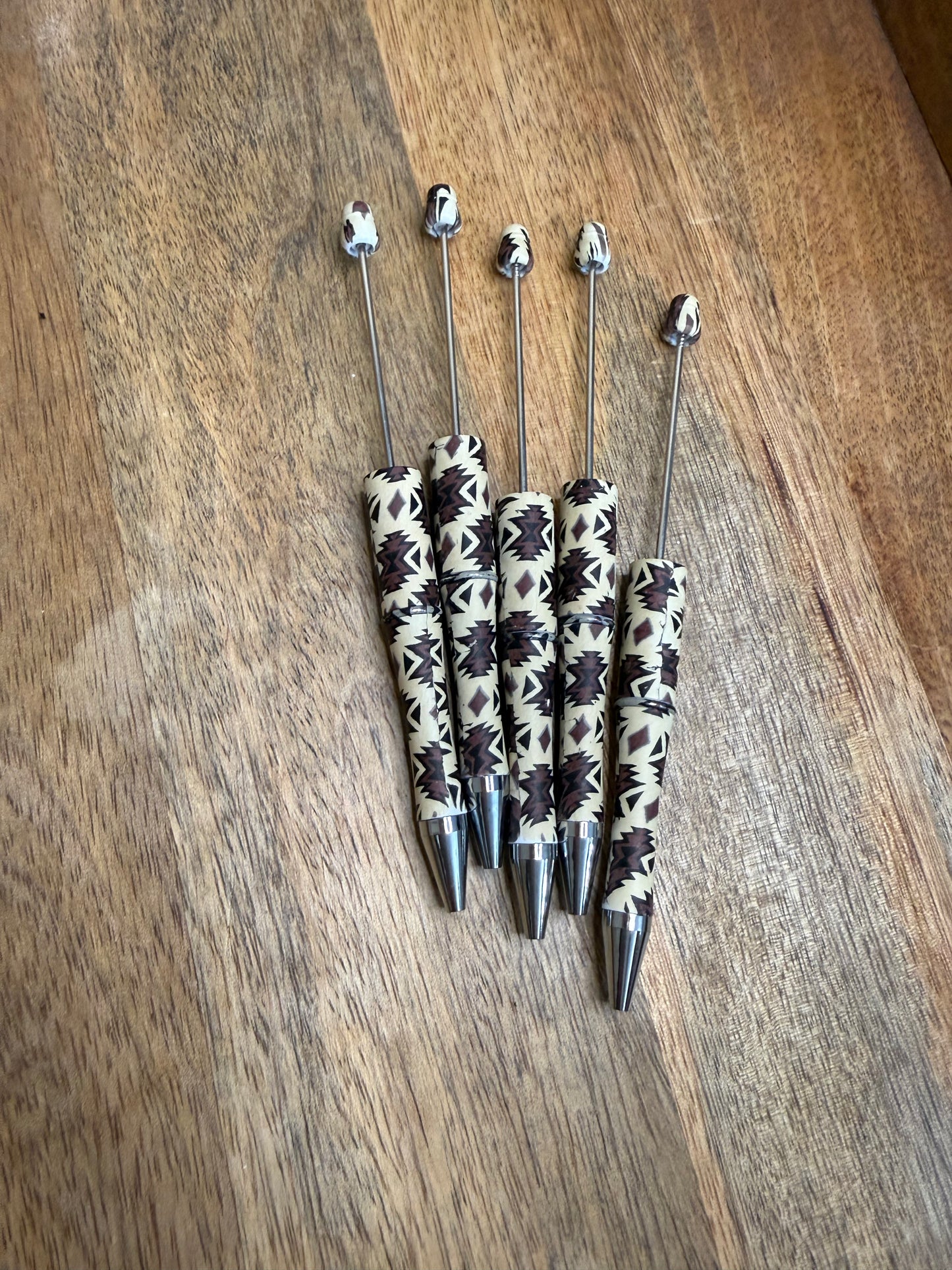 Brown Aztec pen / 5 pack