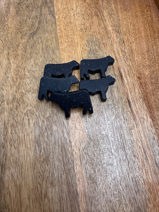 Glitter cow focal - 5 count