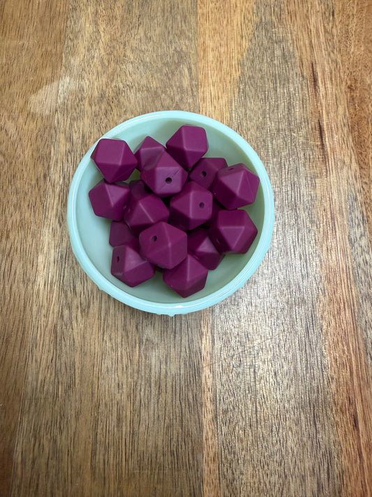 Solid wine hex - 90 count