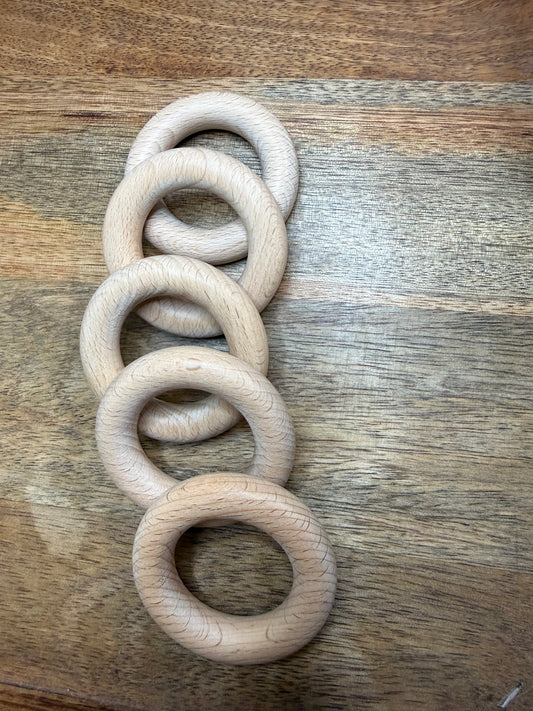 65mm beechwood ring