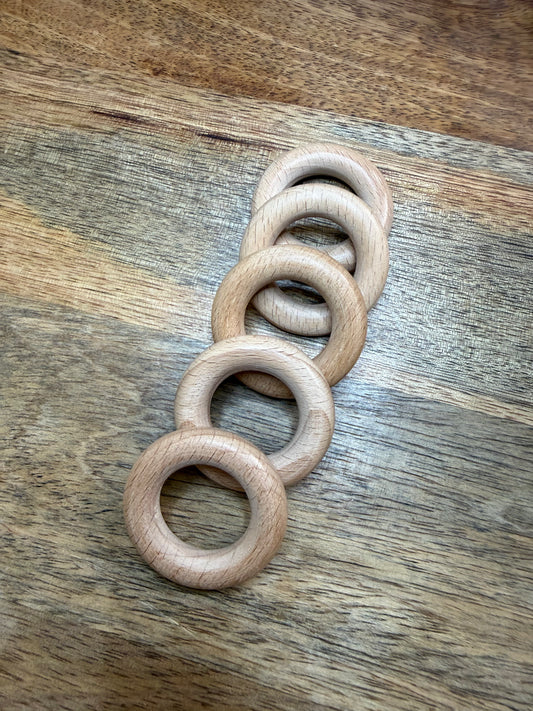 40mm beechwood ring