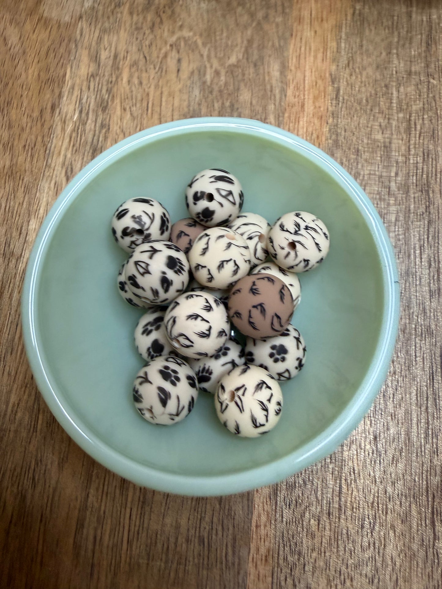 Animal print 15mm - 17 count